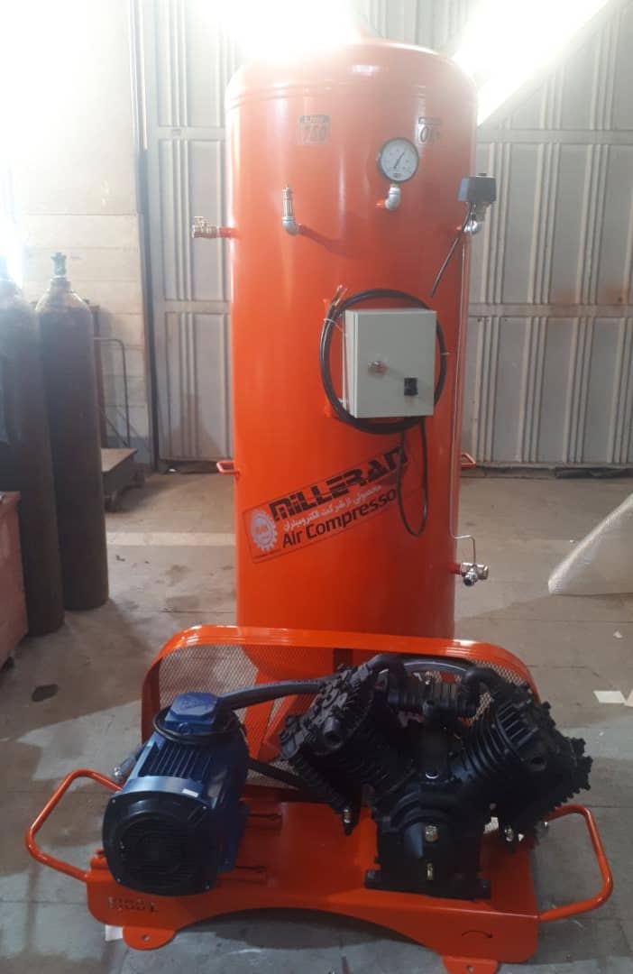 کمپرسور 750 لیتری سه سیلندر الکترو میلران