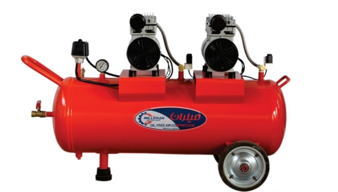 کمپرسور 250 لیتری  oil-free اویل فری الکترو میلران
