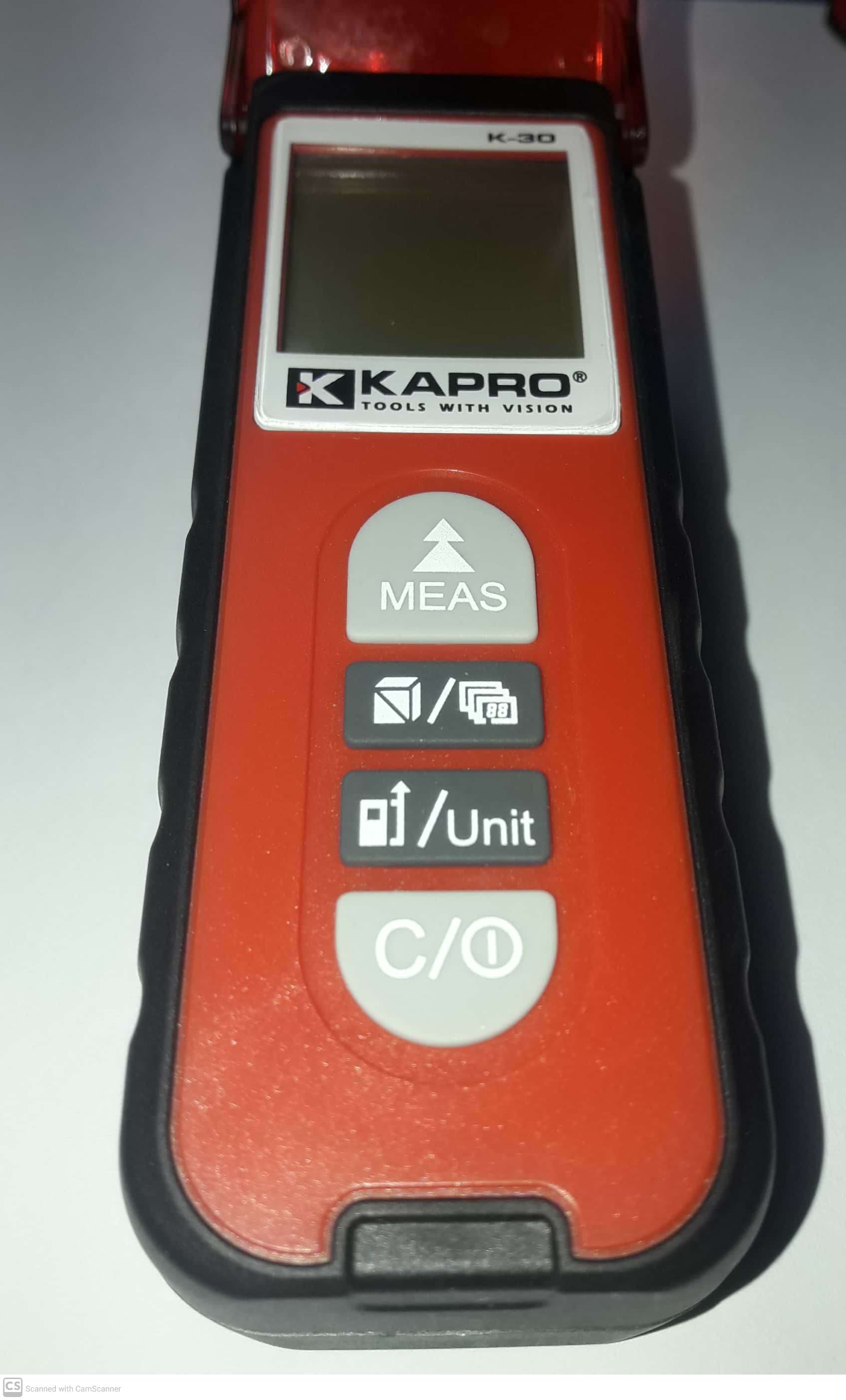 متر لیزری 30 متری کاپرو KAPROMETER-K30-363
