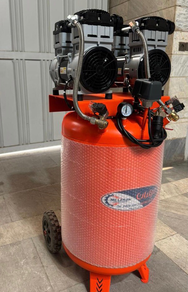 کمپرسور 150 لیتری  oil-free اویل فری الکترو میلران